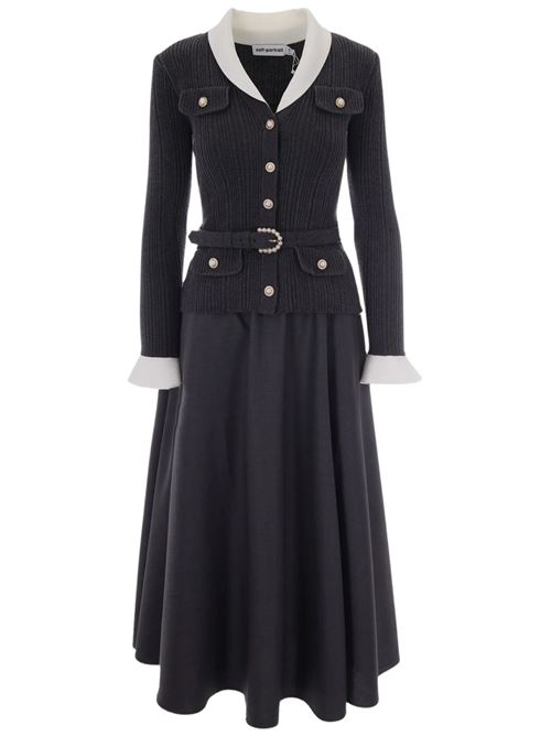 Abito midi SELF PORTRAIT | PF26131MAGRGREY